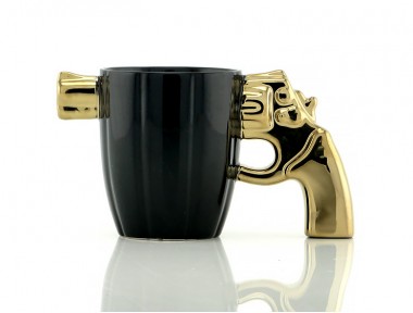 Gun Mug 3D Kupa Bardak (Gold) Gun Mug 3D Kupa Bardak (Gold)