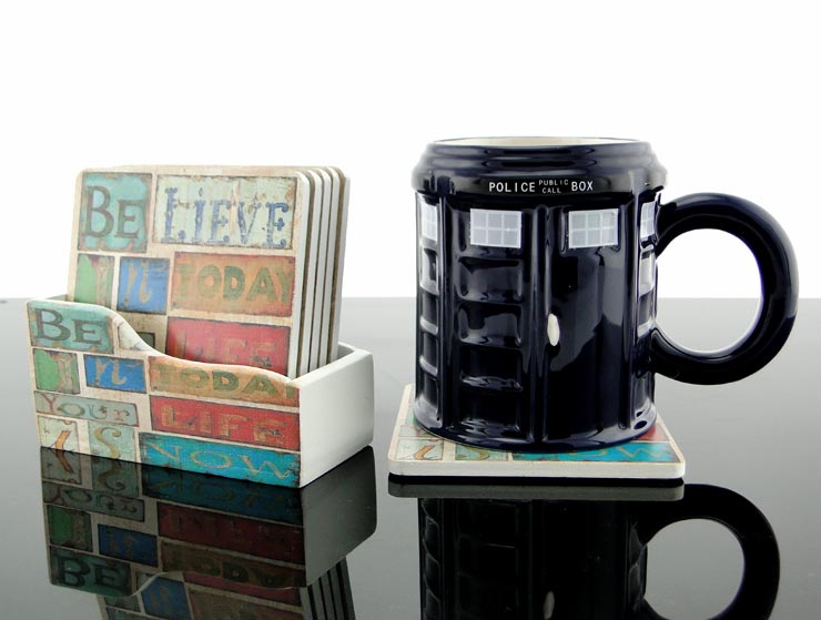 Dr. Who Tardis Kupa Bardak Seti