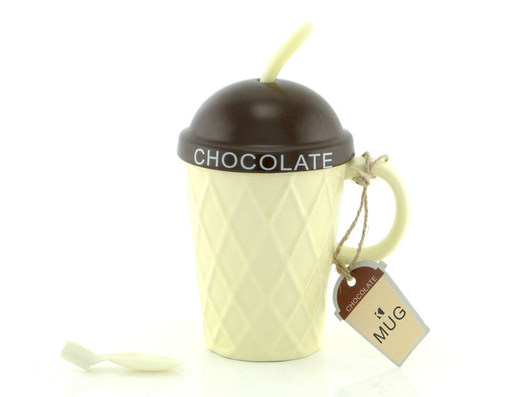 Chocolate Kupa Bardak (Beyaz)