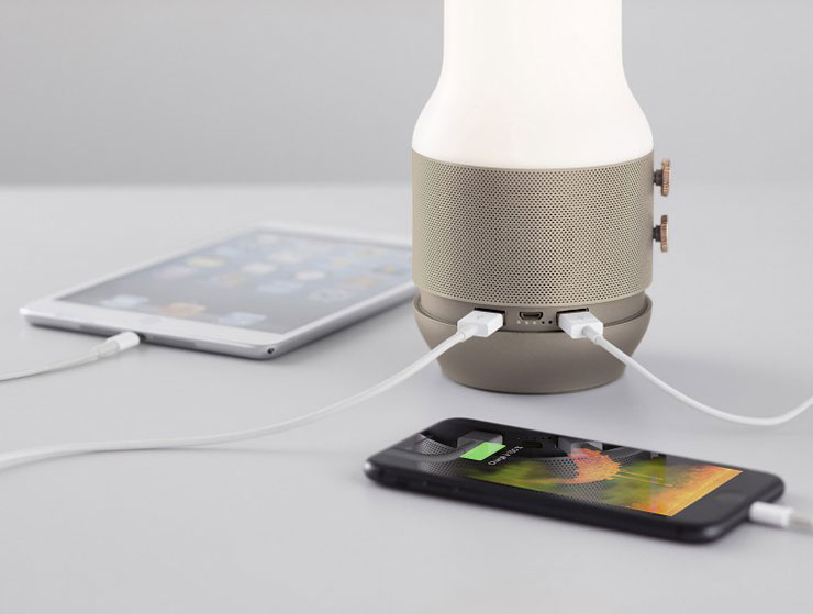 Lexon Terrace Lamba-BT Hoparlör-Powerbank