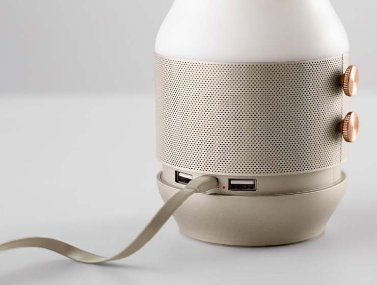 Lexon Terrace Lamba-BT Hoparlör-Powerbank