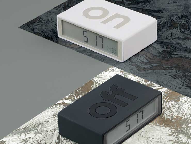 Lexon Flip Alarm Saat (Beyaz)