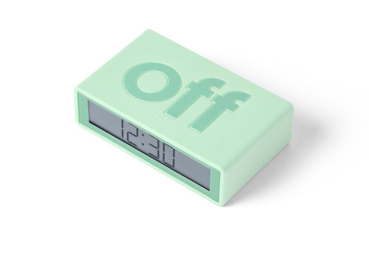 Lexon Flip Mini Alarm Saat (Yeşil)