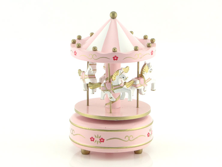 Atlı Karınca Müzik Kutusu (Pembe)