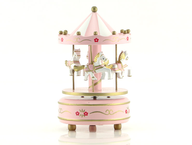 Atlı Karınca Müzik Kutusu (Pembe)