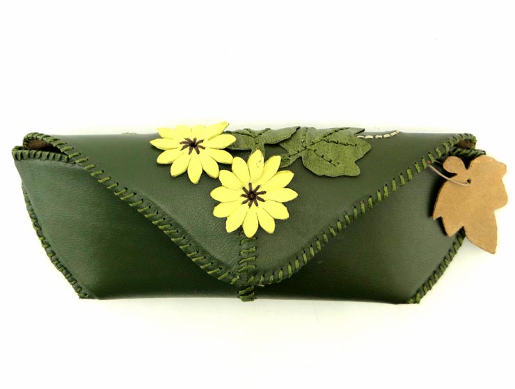 Gerbera Deri Gözlük Kabı