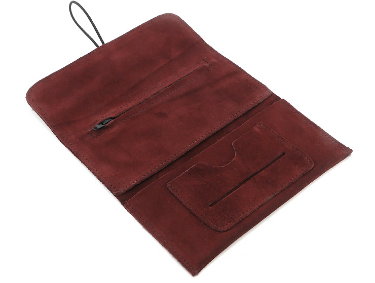 Süet Deri Tütün Kesesi (Bordo) Süet Deri Tütün Kesesi (Bordo)