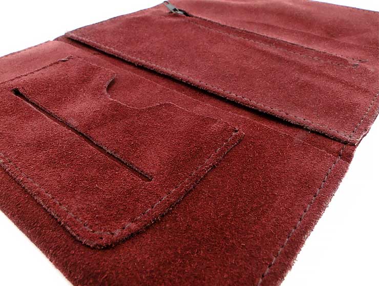 Süet Deri Tütün Kesesi (Bordo) Süet Deri Tütün Kesesi (Bordo)
