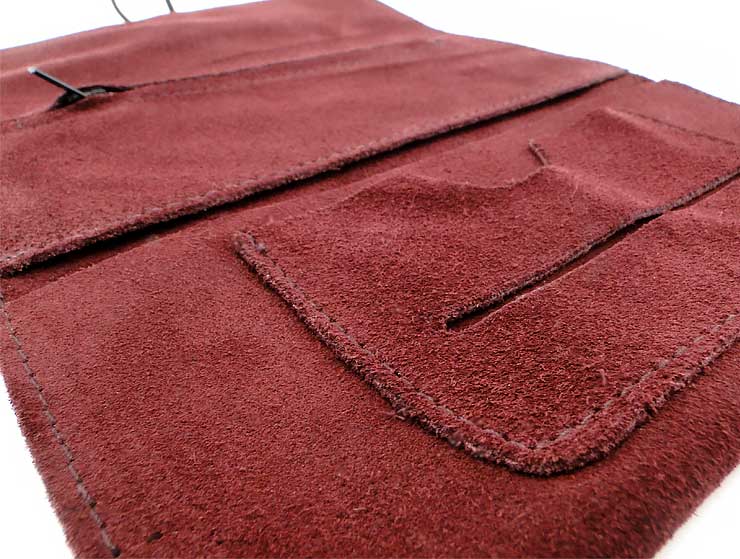 Süet Deri Tütün Kesesi (Bordo) Süet Deri Tütün Kesesi (Bordo)