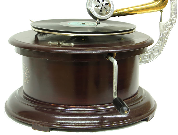 Kurma Kollu Gramofon (Yuvarlak)