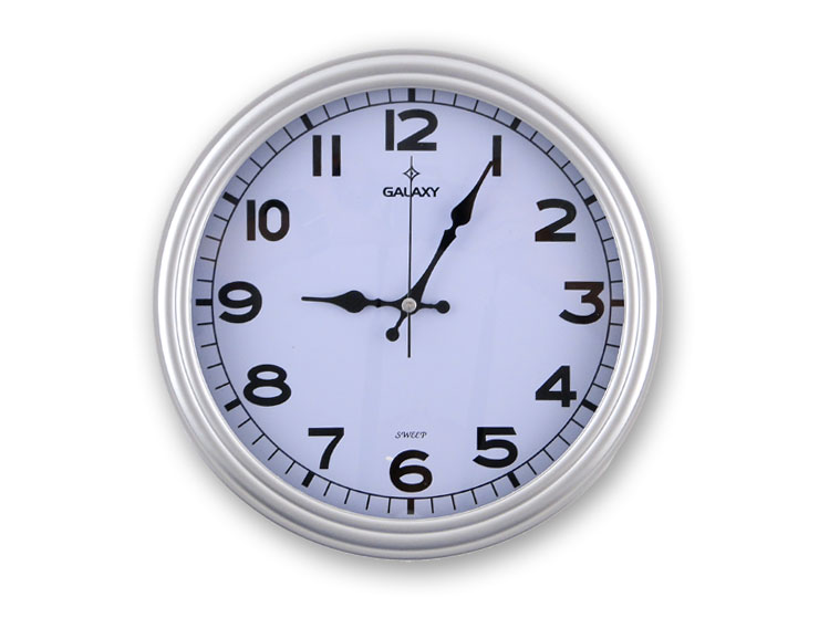 Klasik Duvar Saati 30cm (Gri)