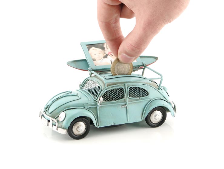 Beetle Classic Fotoğraf Çerçeveli Kumbara