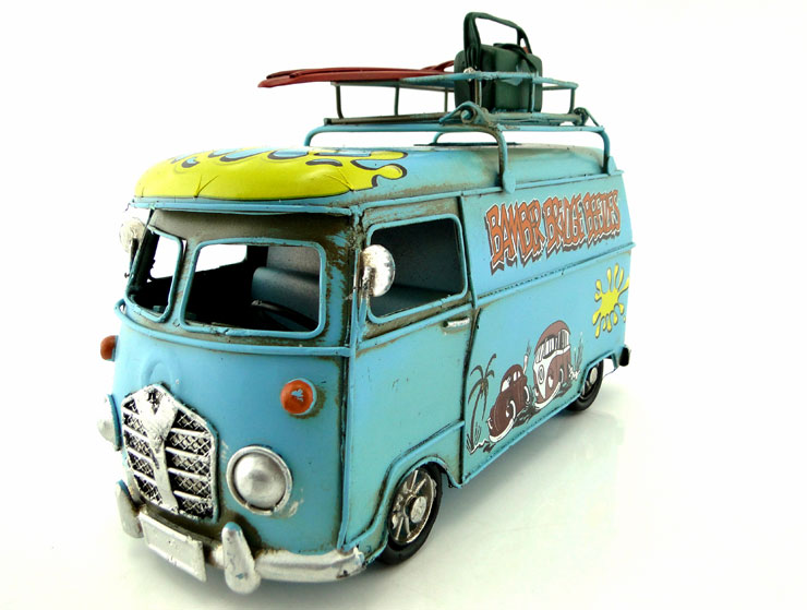 Retro Campervan Fotoğraf Çerçeveli Kumbara Retro Campervan Fotoğraf Çerçeveli Kumbara