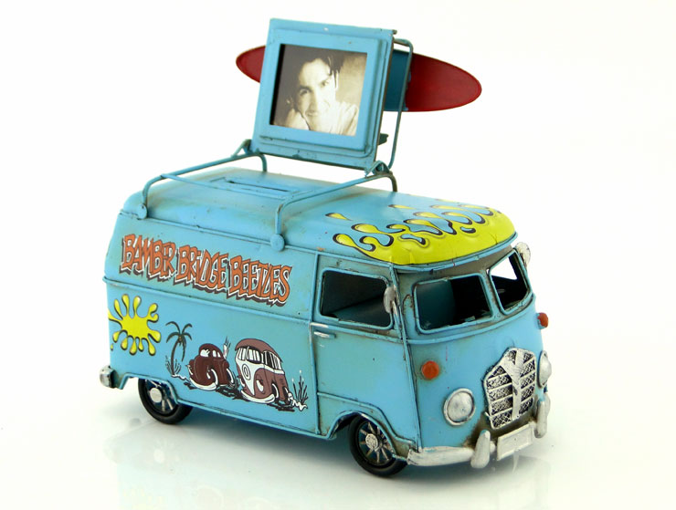 Retro Campervan Fotoğraf Çerçeveli Kumbara Retro Campervan Fotoğraf Çerçeveli Kumbara