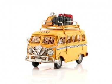 Camper Van Taxi Fotoğraf Çerçeveli Kumbara