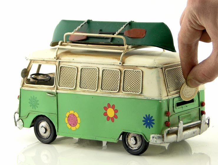 Campervan Vosvos Fotoğraf Çerçeveli Kumbara (Orta Boy) Campervan Vosvos Fotoğraf Çerçeveli Kumbara (Orta Boy)