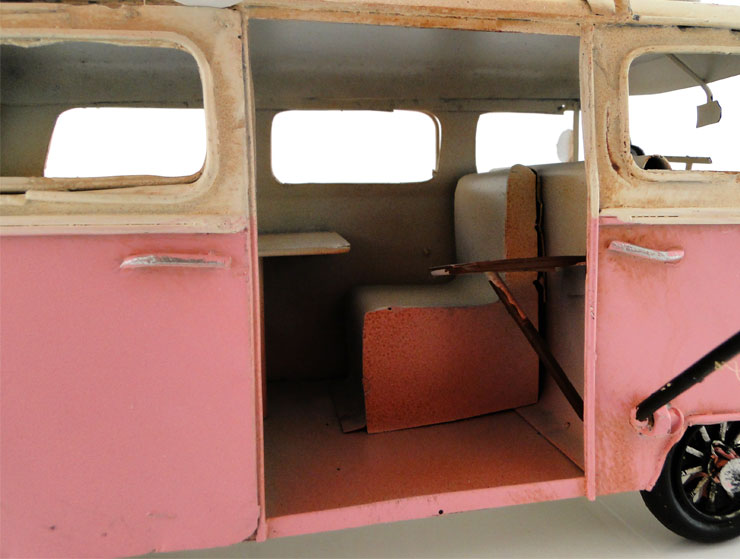 Campervan Fotoğraf Çerçeveli Karavan Campervan Fotoğraf Çerçeveli Karavan