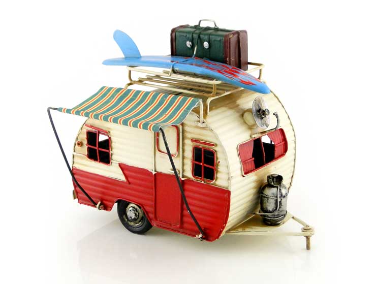Retro Metal Kampçı Karavan Retro Metal Kampçı Karavan