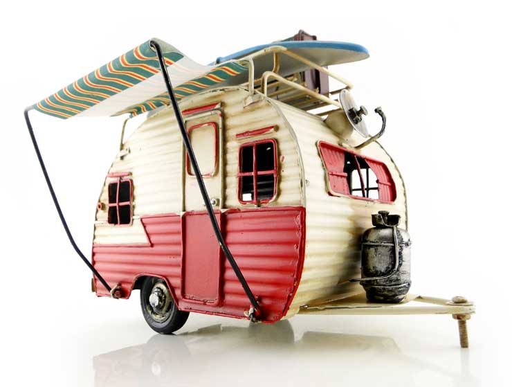 Retro Metal Kampçı Karavan Retro Metal Kampçı Karavan