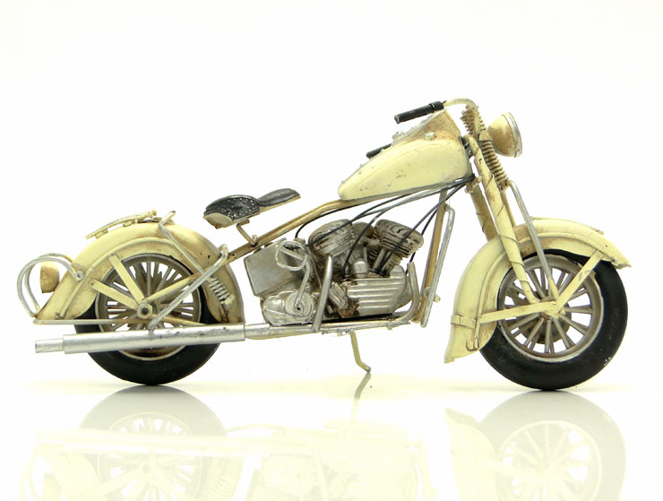 Vintage Chopper Metal Motosiklet