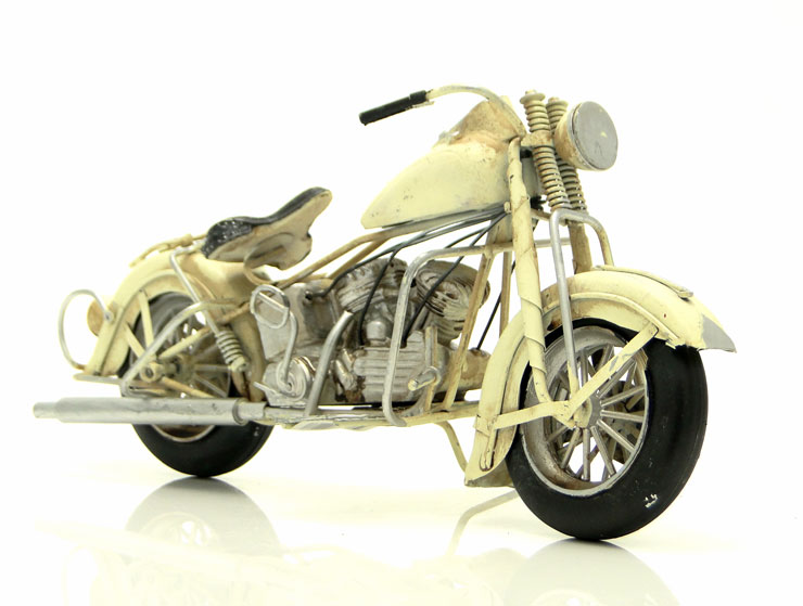 Vintage Chopper Metal Motosiklet