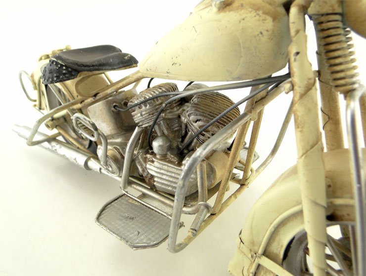 Vintage Chopper Metal Motosiklet
