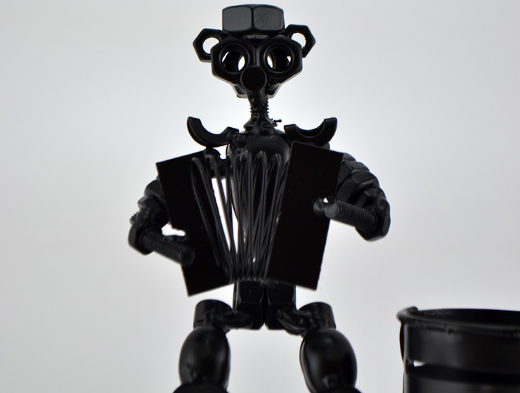 Akordiyon Figürlü Metal Kalemlik