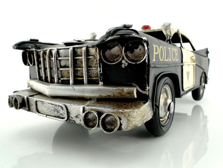 Metal Polis Arabası Metal Polis Arabası