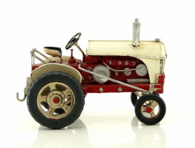 Metal Model Traktör (Beyaz) Metal Model Traktör (Beyaz)