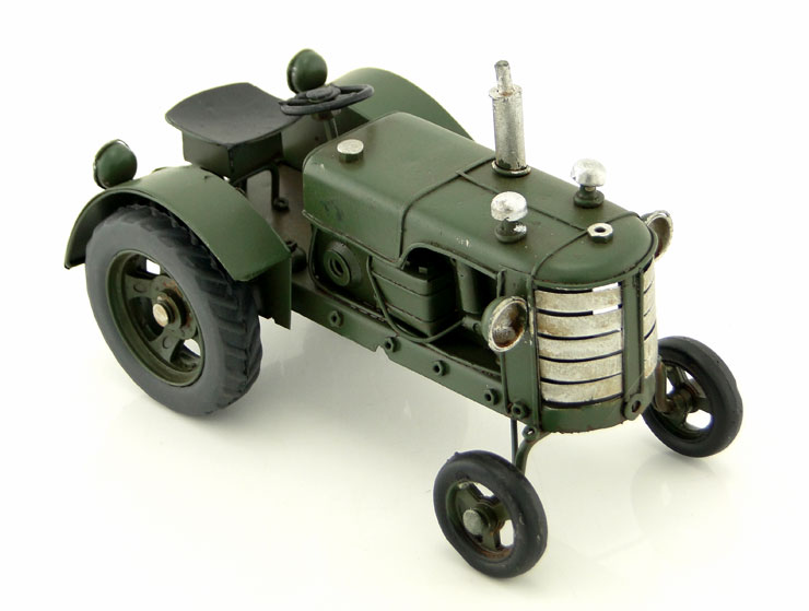 Metal Model Traktör (Yeşil)