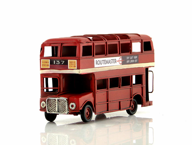 Retro London Bus Kalemlik Retro London Bus Kalemlik