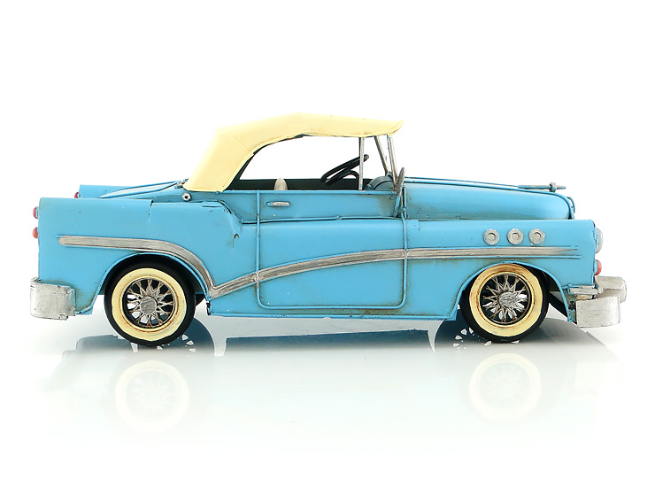 Retro Buick Metal Araba (Büyük Boy)