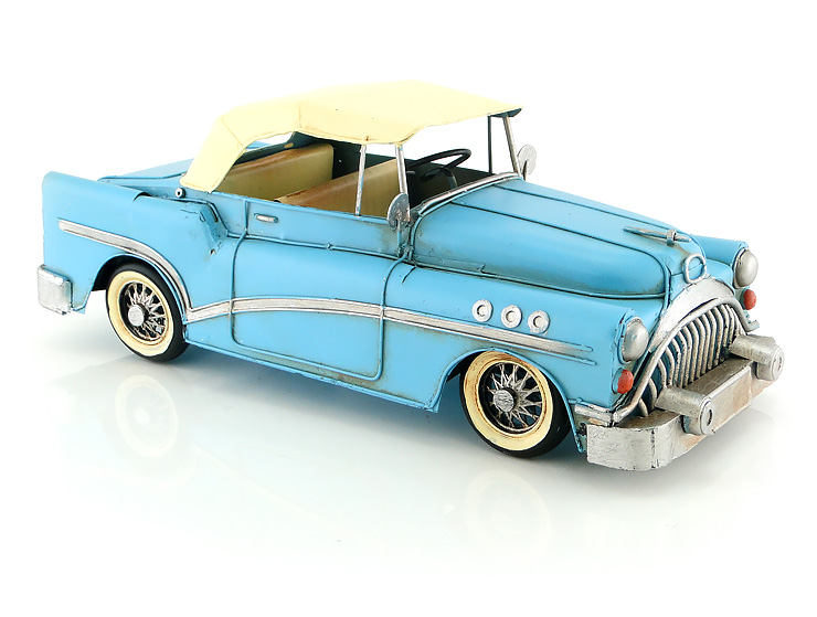 Retro Buick Metal Araba (Büyük Boy)