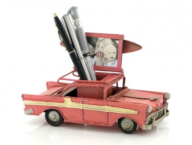 Retro Chevrolet Fotoğraf Çerçeveli Kalemlik