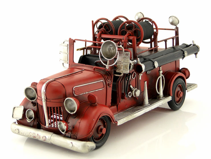 Retro Fire Truck (Büyük Boy) Retro Fire Truck (Büyük Boy)