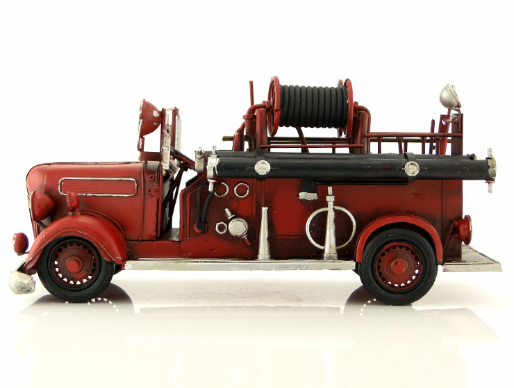 Retro Fire Truck (Büyük Boy) Retro Fire Truck (Büyük Boy)