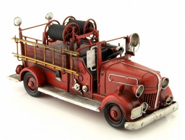 Retro Fire Truck (Büyük Boy) Retro Fire Truck (Büyük Boy)