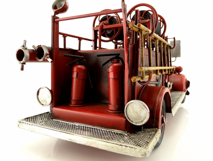 Retro Fire Truck (Büyük Boy) Retro Fire Truck (Büyük Boy)