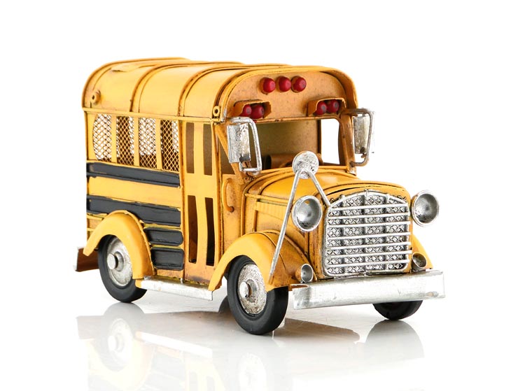 School Bus Metal Kumbara