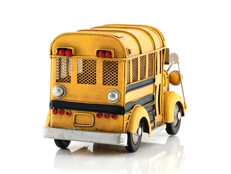 School Bus Metal Kumbara