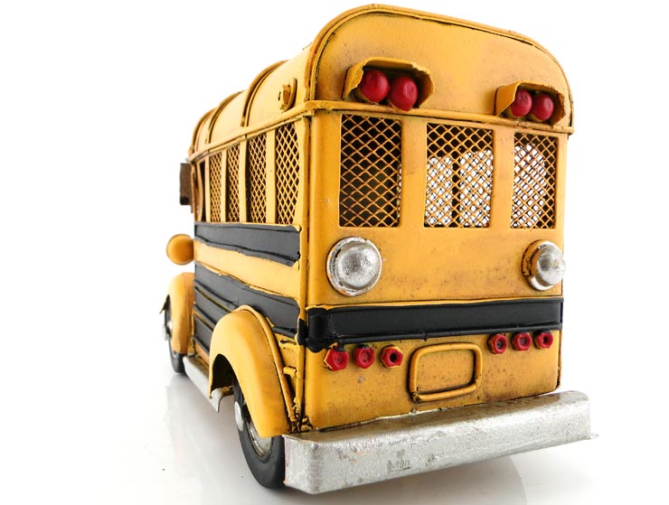 School Bus Metal Kumbara