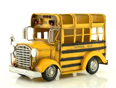 Retro School Bus Kalemlik (Büyük Boy)
