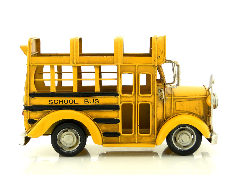 Retro School Bus Kalemlik (Büyük Boy)
