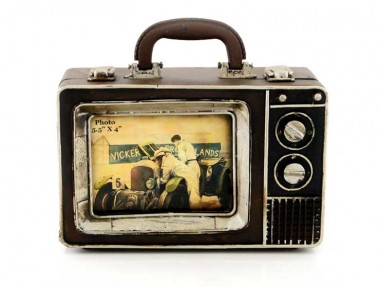 Retro TV Fotoğraf Çerçeveli Çanta Retro TV Fotoğraf Çerçeveli Çanta