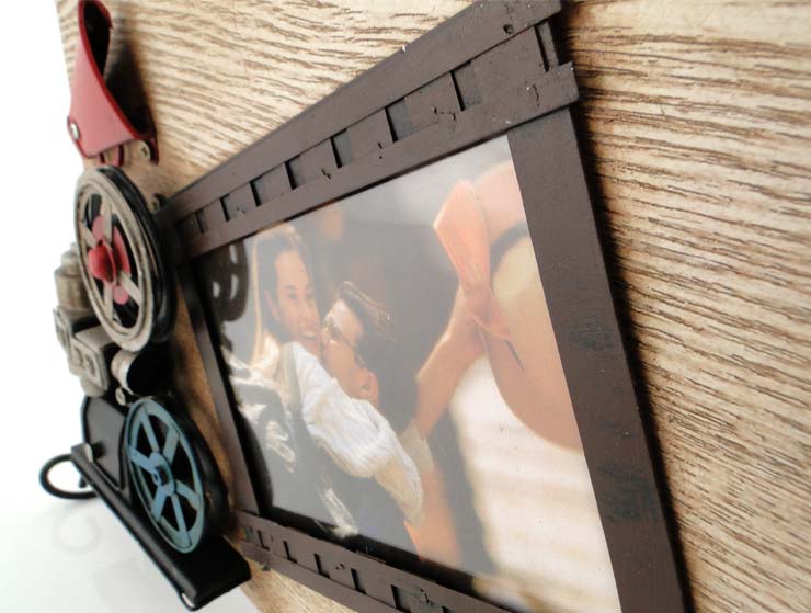 Çift Taraflı Vintage 3D Camera Fotoğraf Çerçevesi Çift Taraflı Vintage 3D Camera Fotoğraf Çerçevesi
