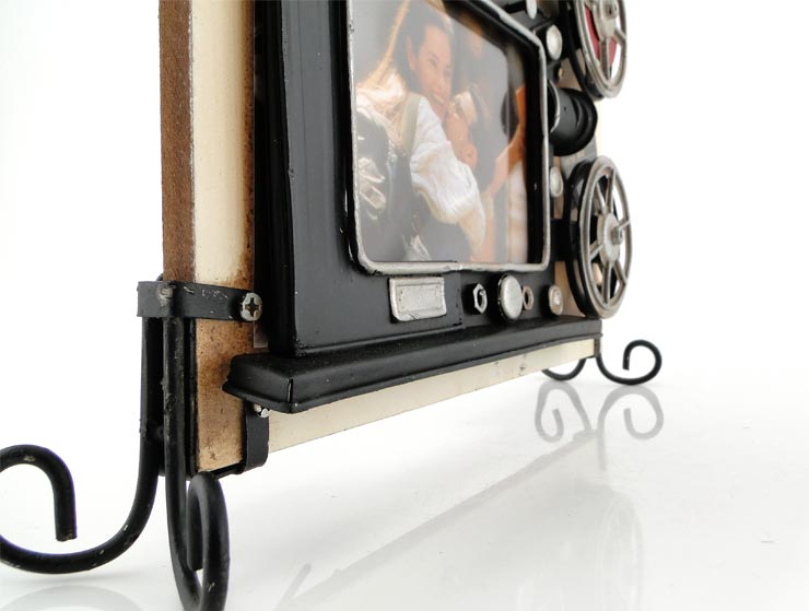 Çift Taraflı Vintage 3D Camera Fotoğraf Çerçevesi Çift Taraflı Vintage 3D Camera Fotoğraf Çerçevesi