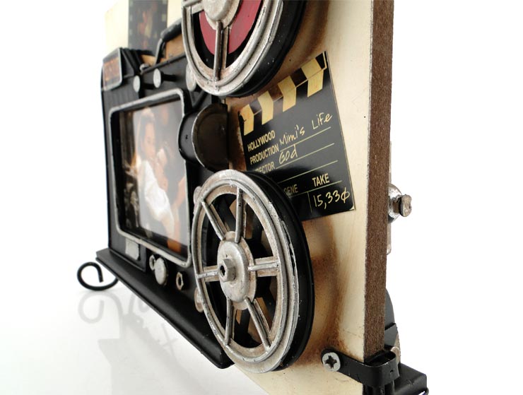 Çift Taraflı Vintage 3D Camera Fotoğraf Çerçevesi Çift Taraflı Vintage 3D Camera Fotoğraf Çerçevesi