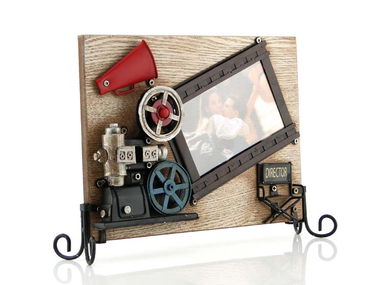 Çift Taraflı Vintage 3D Camera Fotoğraf Çerçevesi Çift Taraflı Vintage 3D Camera Fotoğraf Çerçevesi