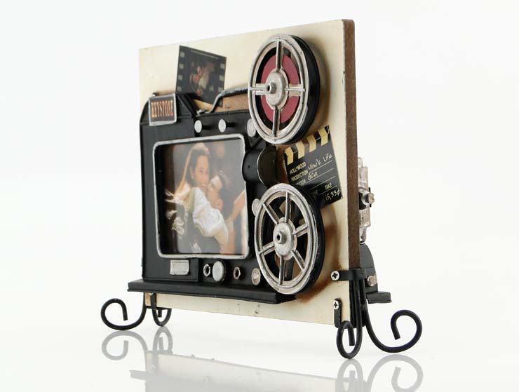 Çift Taraflı Vintage 3D Camera Fotoğraf Çerçevesi Çift Taraflı Vintage 3D Camera Fotoğraf Çerçevesi