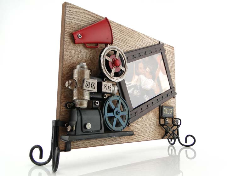 Çift Taraflı Vintage 3D Camera Fotoğraf Çerçevesi Çift Taraflı Vintage 3D Camera Fotoğraf Çerçevesi